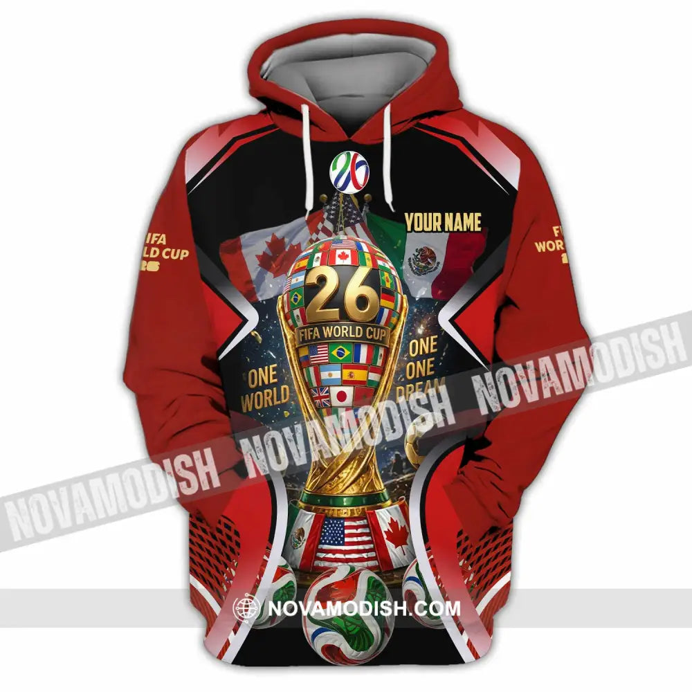 Unisex Shirt - Custom World Cup 2026 Shirt - Hoodie / S - T-shirt
