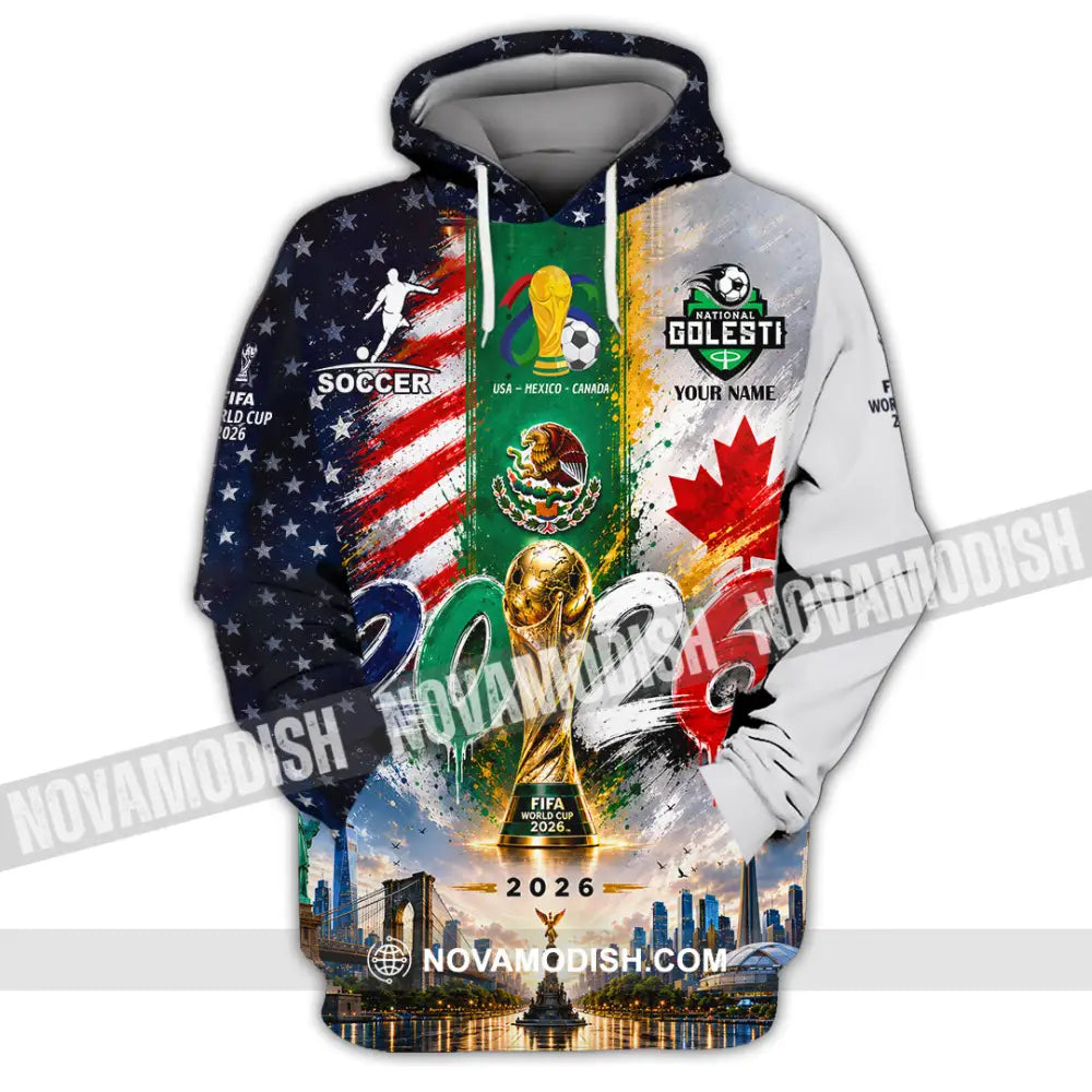 Unisex Shirt - Custom World Cup 2026 Shirt - Hoodie / S - T-shirt