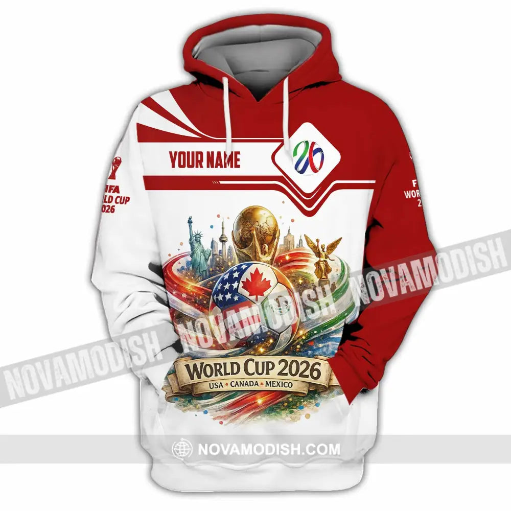 Unisex Shirt - Custom World Cup 2026 Shirt - Hoodie / S - T-shirt