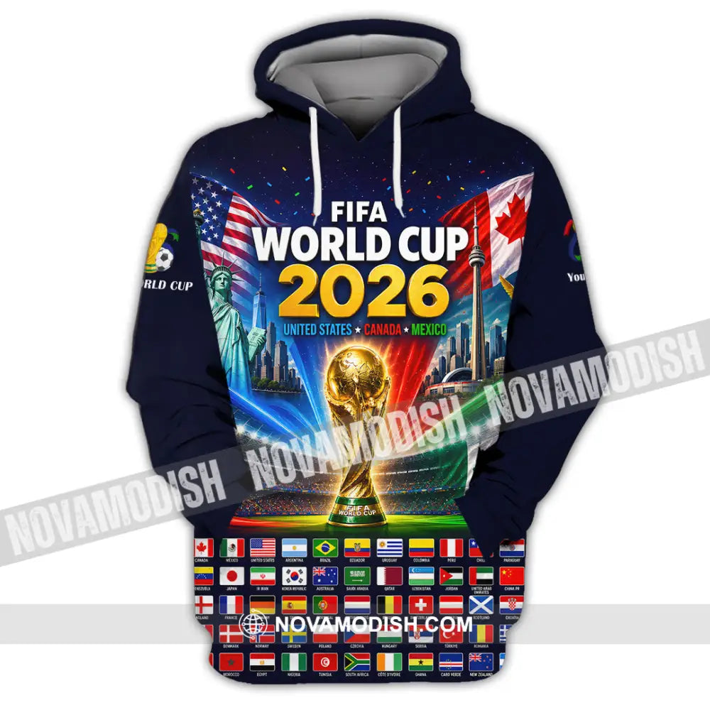 Unisex Shirt - Custom World Cup 2026 Shirt - Hoodie / S - T-shirt