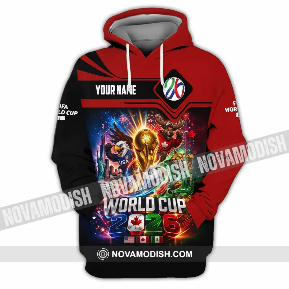 Unisex Shirt - Custom World Cup 2026 Shirt - Hoodie / S - T-shirt