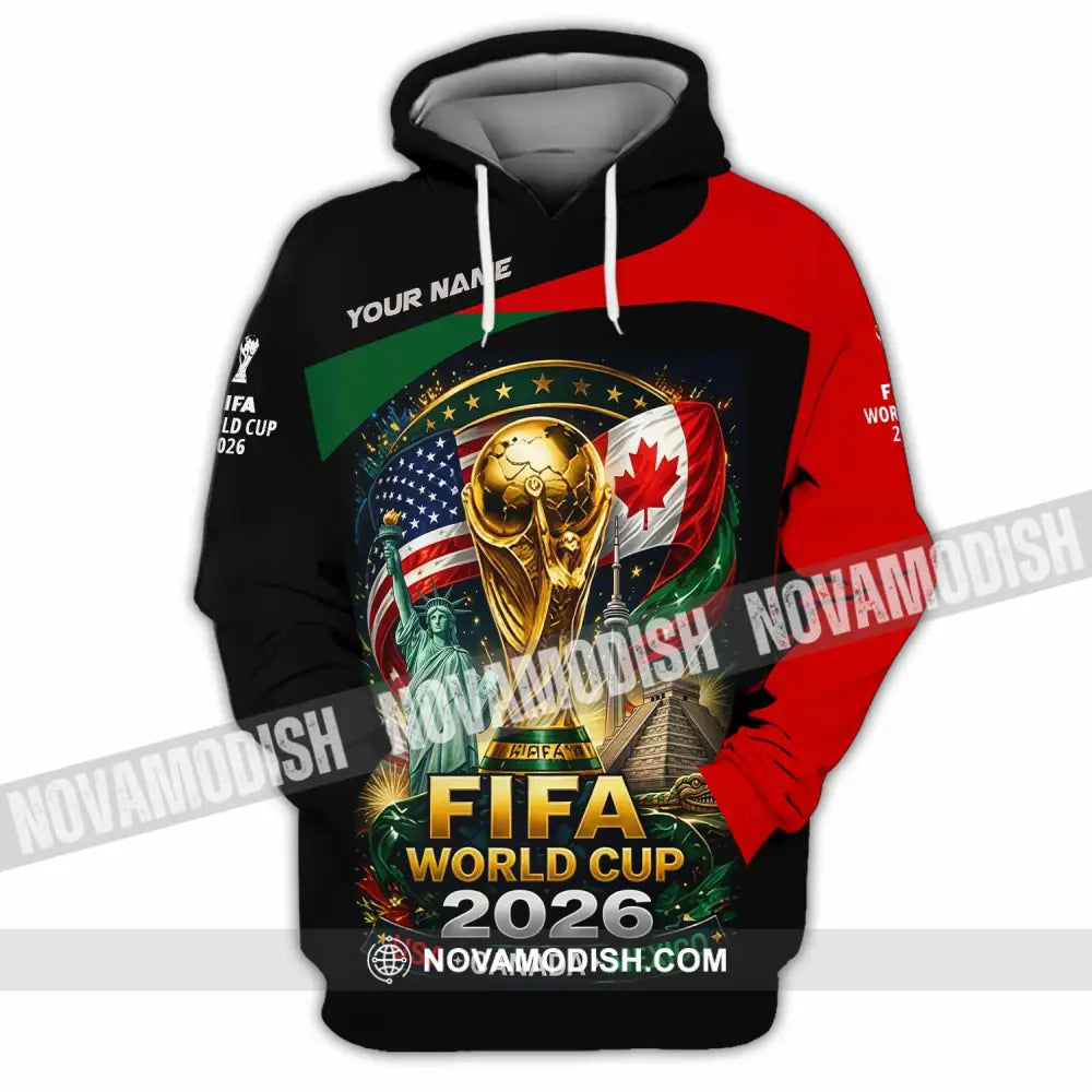 Unisex Shirt - Custom World Cup 2026 Shirt - Hoodie / S - T-shirt