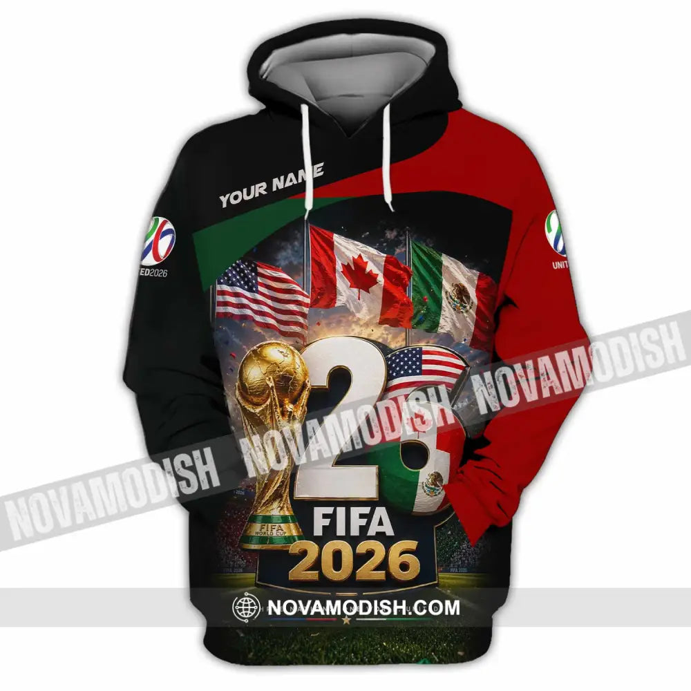 Unisex Shirt - Custom World Cup 2026 Shirt - Hoodie / S - T-shirt