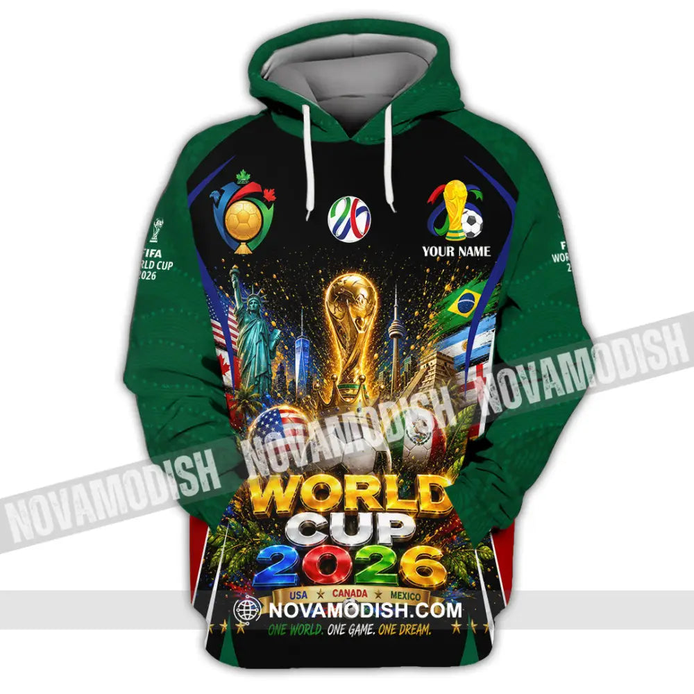 Unisex Shirt - Custom World Cup 2026 Shirt - Hoodie / S - T-shirt