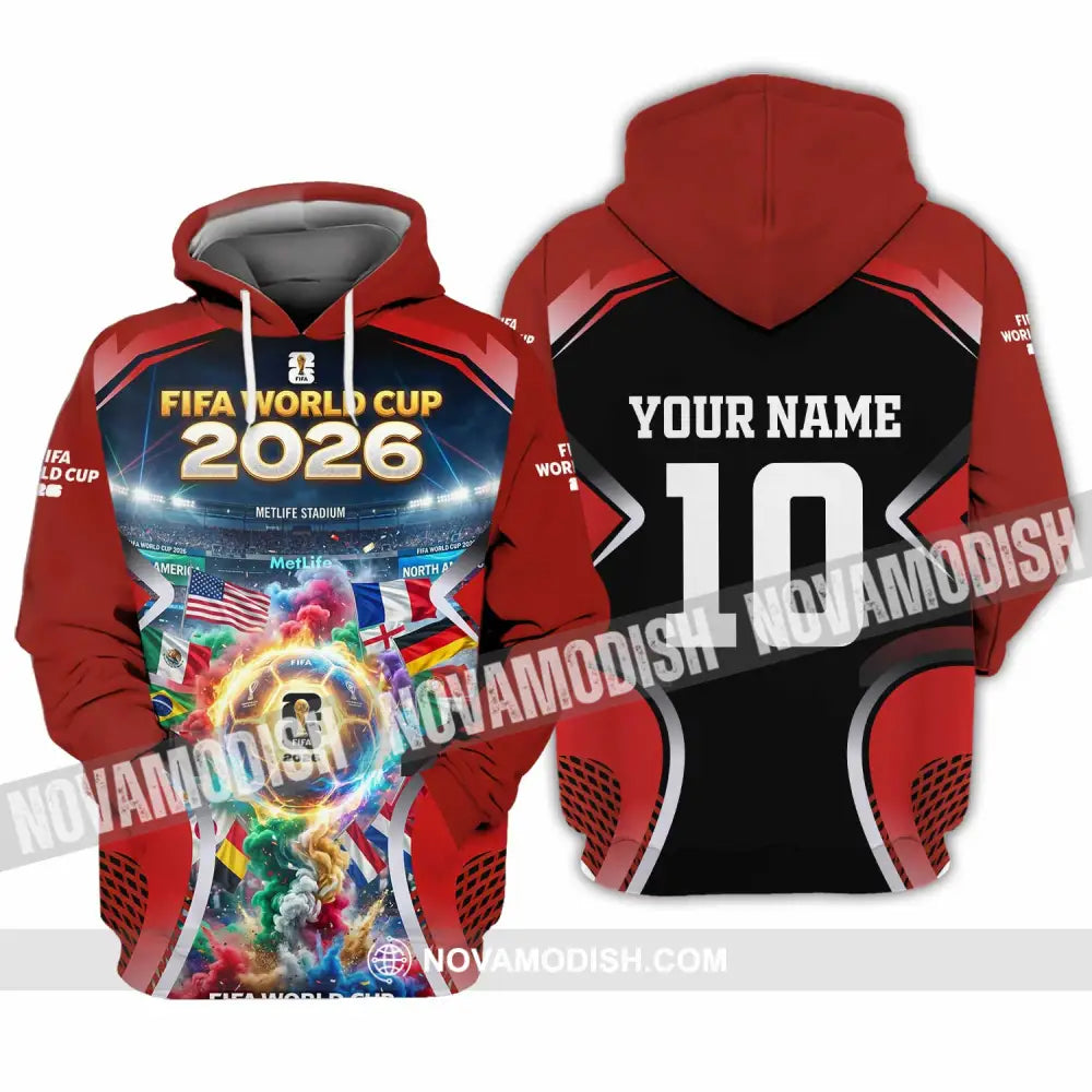 Unisex Shirt - Custom World Cup 2026 Shirt - Hoodie / S - T-shirt