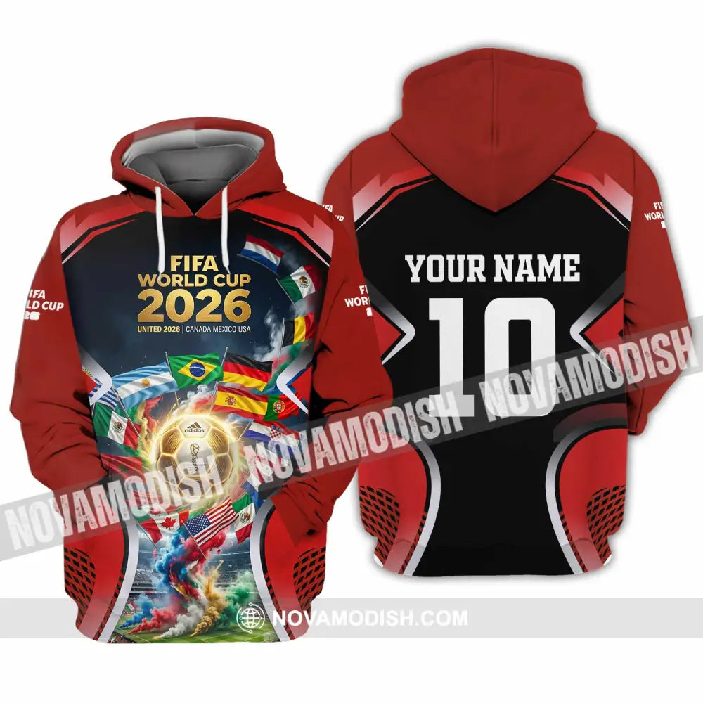 Unisex Shirt - Custom World Cup 2026 Shirt - Hoodie / S - T-shirt