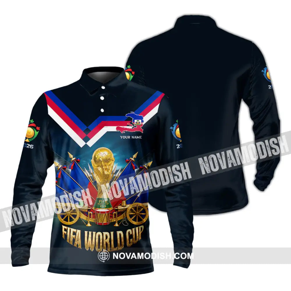 Unisex Shirt - Custom World Cup 2026 Shirt - Long Sleeve Polo / S - T-shirt