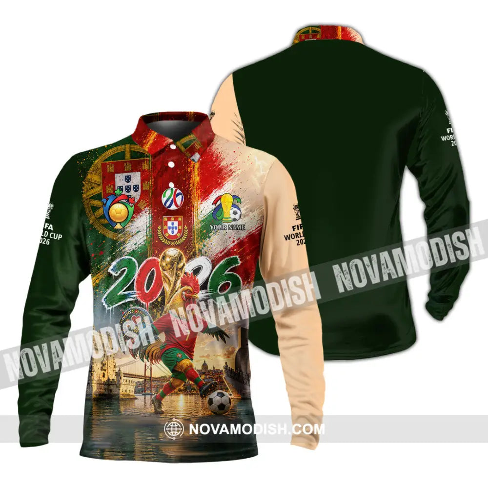Unisex Shirt - Custom World Cup 2026 Shirt - Long Sleeve Polo / S - T-shirt