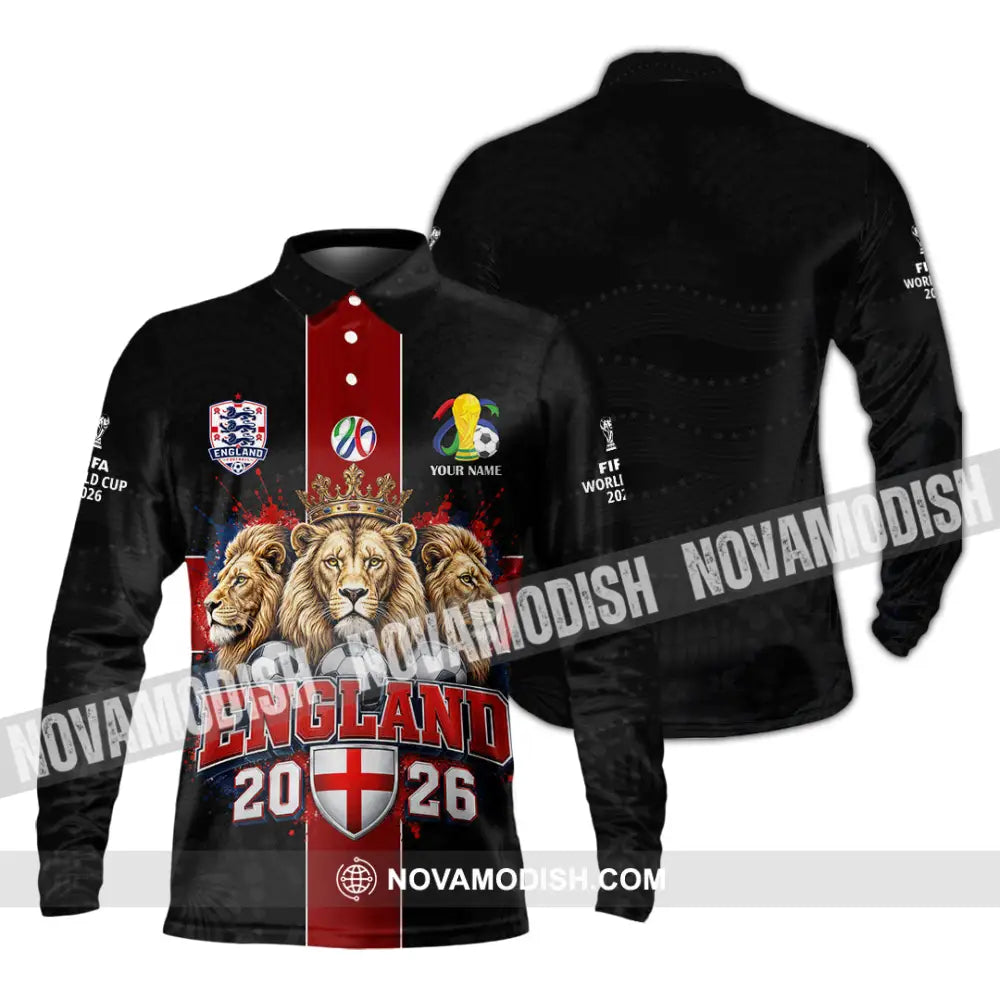 Unisex Shirt - Custom World Cup 2026 Shirt - Long Sleeve Polo / S - T-shirt