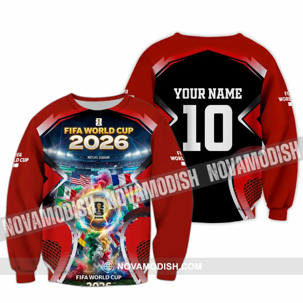 Unisex Shirt - Custom World Cup 2026 Shirt - Long Sleeve / S - T-shirt