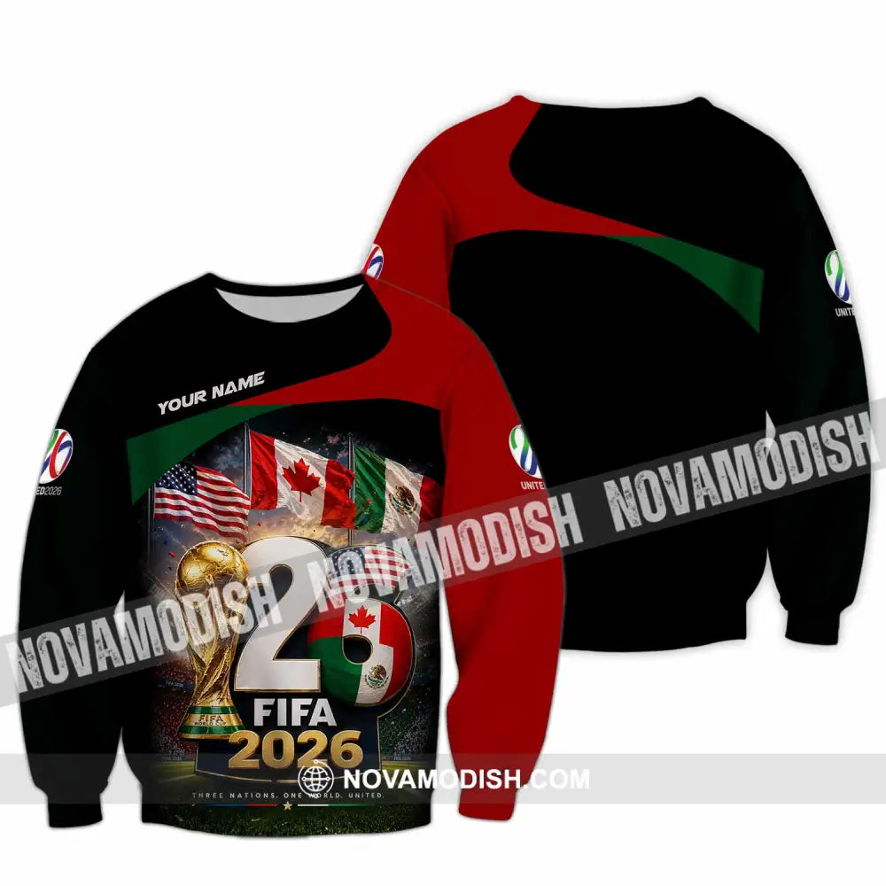 Unisex Shirt - Custom World Cup 2026 Shirt - Long Sleeve / S - T-shirt