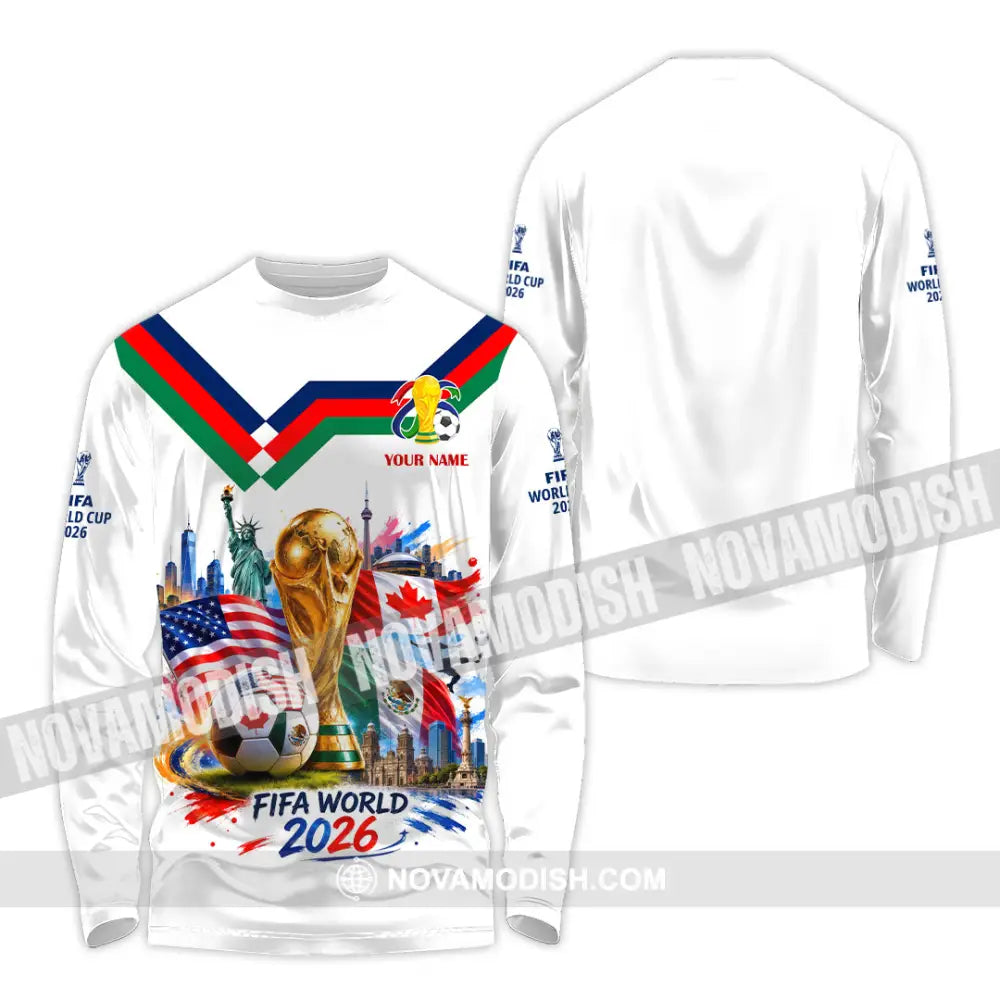 Unisex Shirt - Custom World Cup 2026 Shirt - Long Sleeve Shirt / S - T-shirt