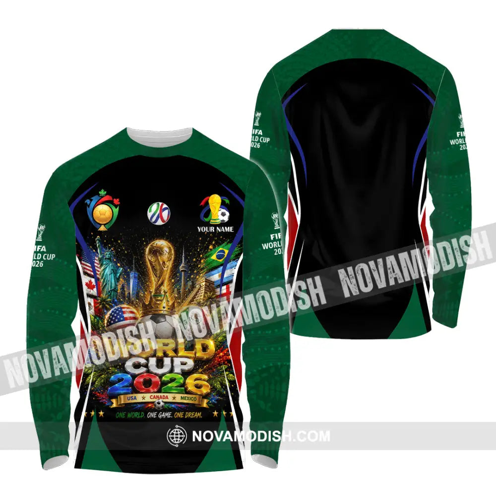 Unisex Shirt - Custom World Cup 2026 Shirt - Long Sleeve Shirt / S - T-shirt