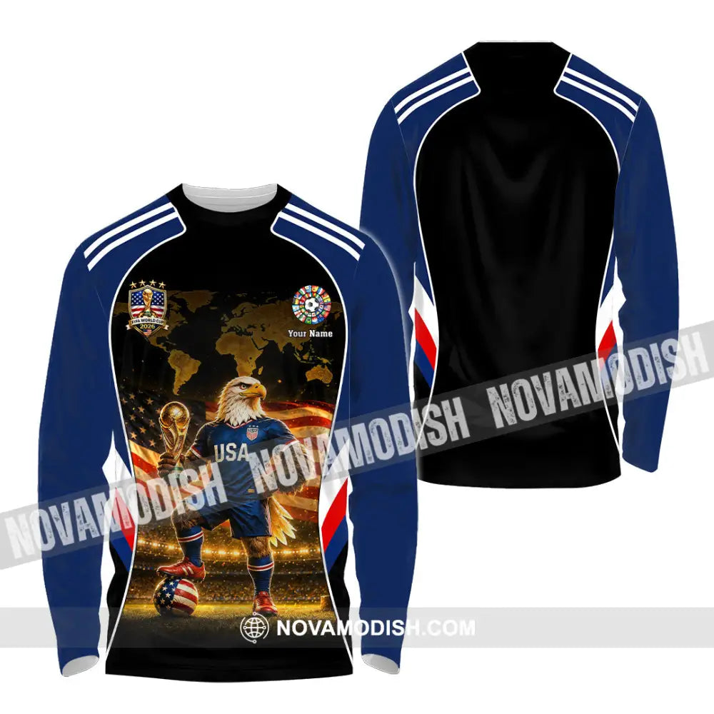 Unisex Shirt - Custom World Cup 2026 Shirt - Long Sleeve Shirt / S - T-shirt