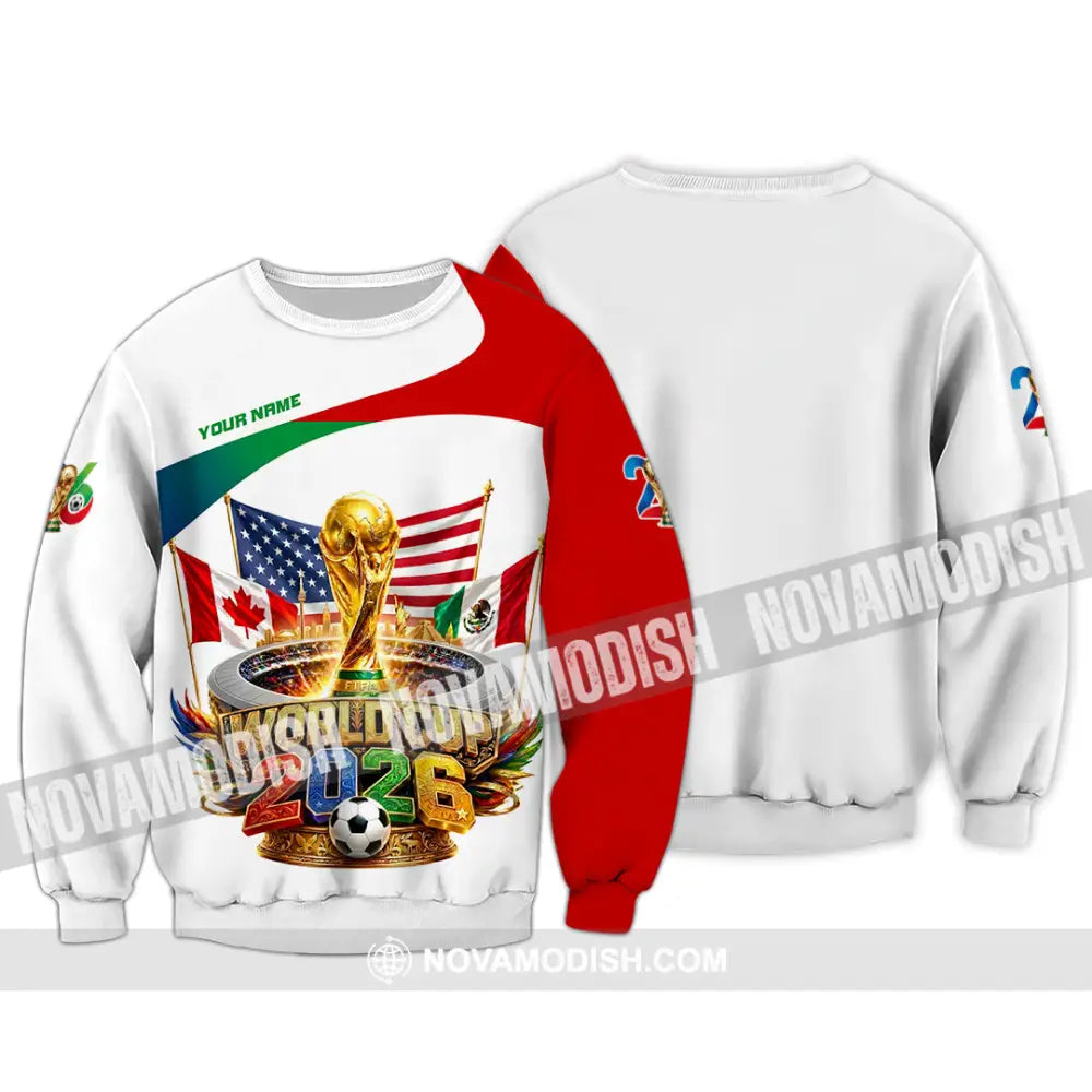 Unisex Shirt - Custom World Cup 2026 Shirt - Long Sleeve / S - T-shirt
