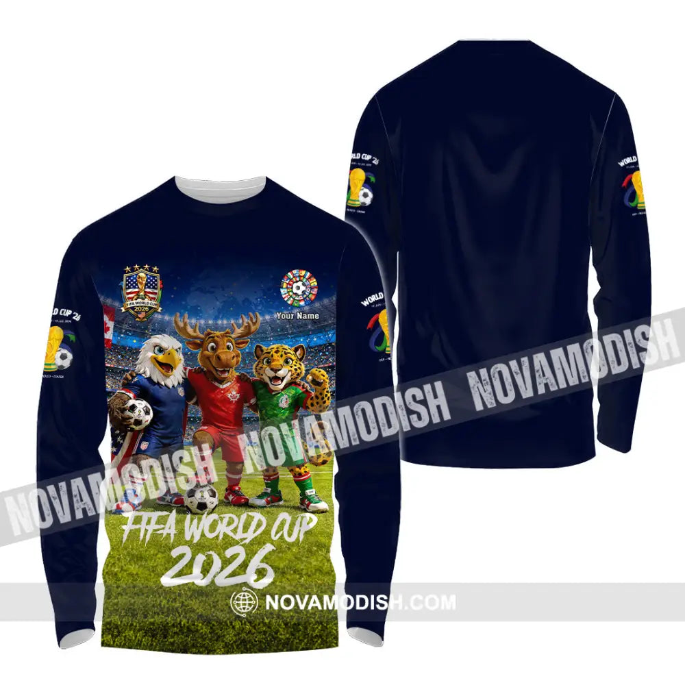 Unisex Shirt - Custom World Cup 2026 Shirt - Long Sleeve Shirt / S - T-shirt