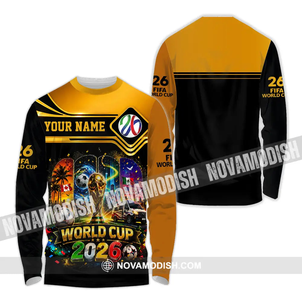 Unisex Shirt - Custom World Cup 2026 Shirt - Long Sleeve Shirt / S - T-shirt