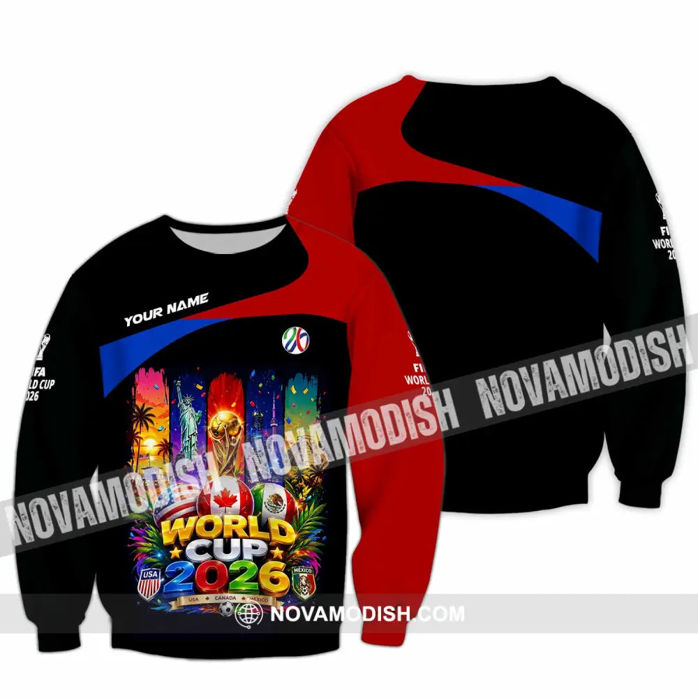 Unisex Shirt - Custom World Cup 2026 Shirt - Long Sleeve / S - T-shirt