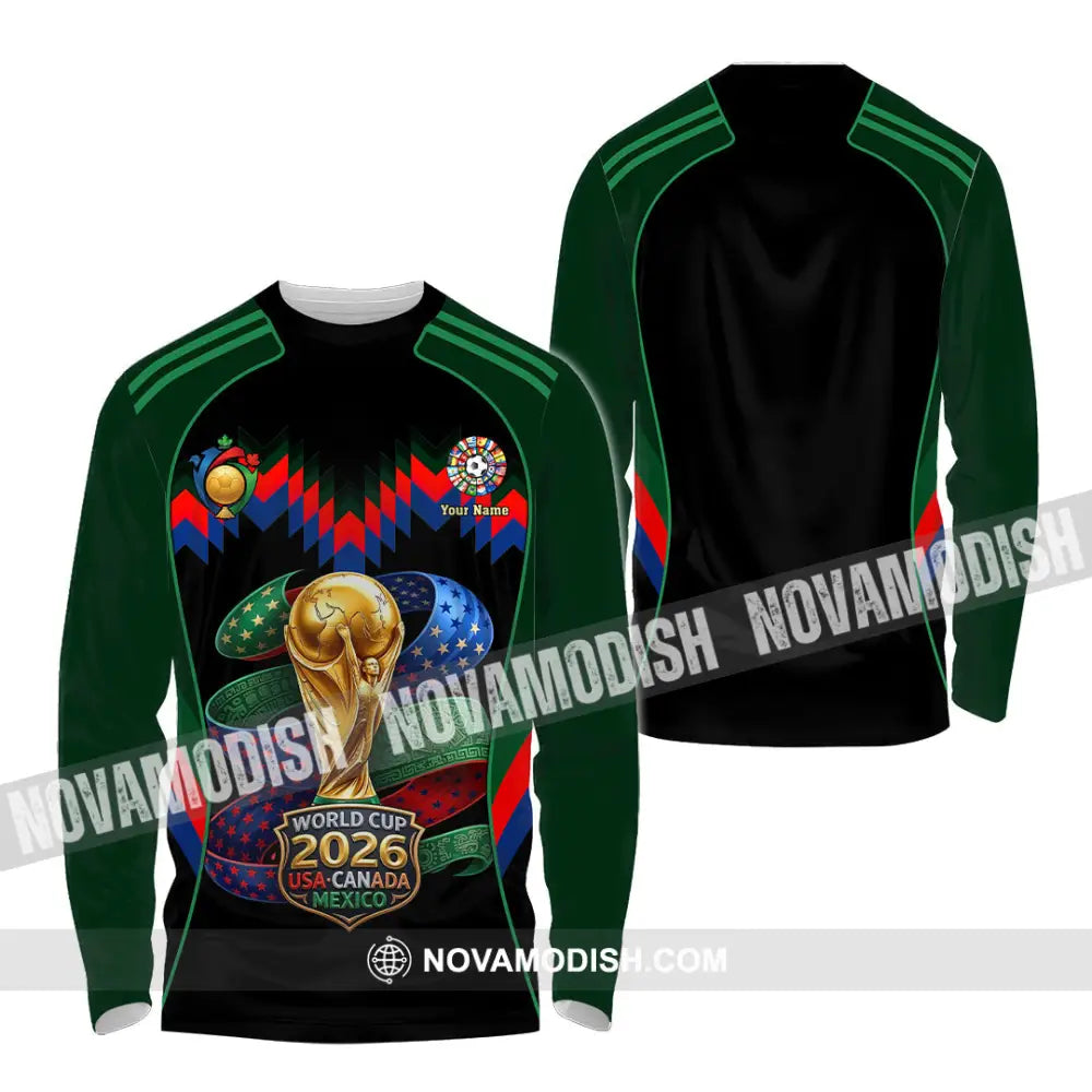 Unisex Shirt - Custom World Cup 2026 Shirt - Long Sleeve Shirt / S - T-shirt
