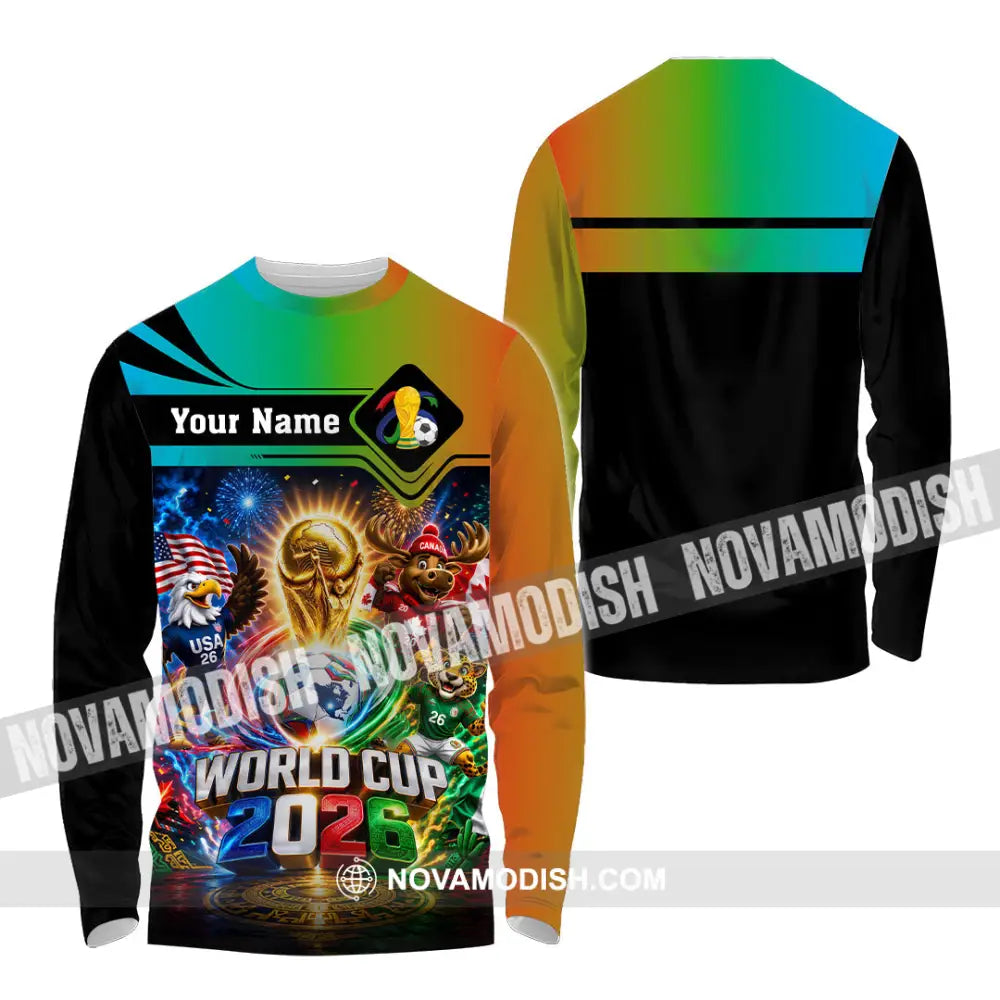 Unisex Shirt - Custom World Cup 2026 Shirt - Long Sleeve Shirt / S - T-shirt