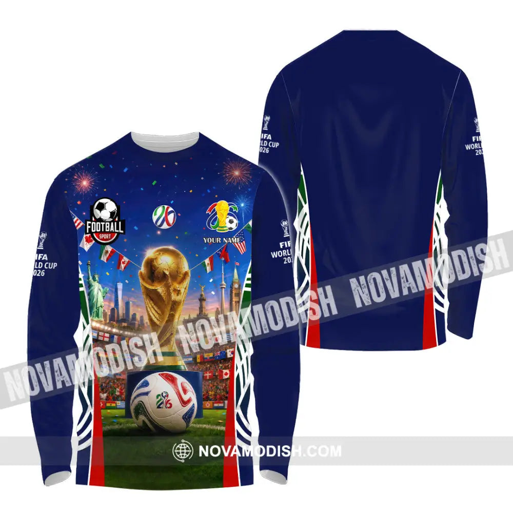 Unisex Shirt - Custom World Cup 2026 Shirt - Long Sleeve Shirt / S - T-shirt