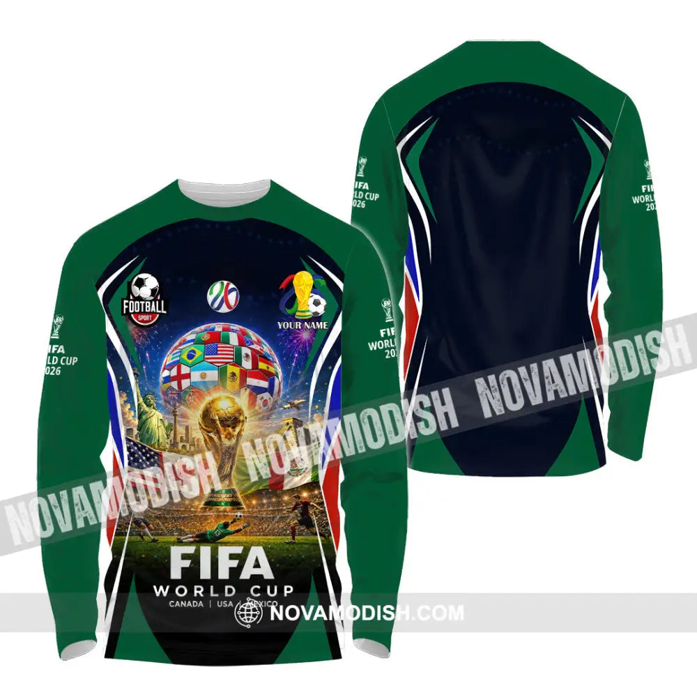 Unisex Shirt - Custom World Cup 2026 Shirt - Long Sleeve Shirt / S - T-shirt