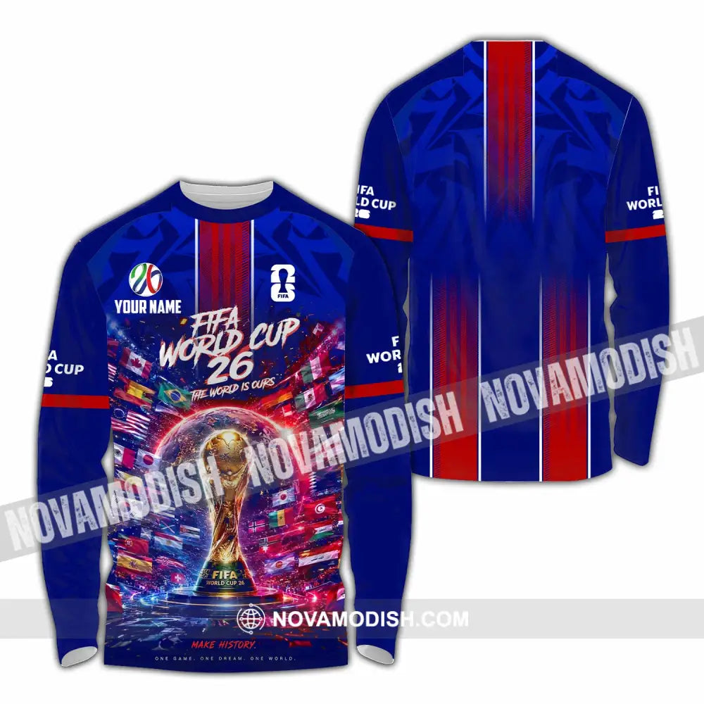 Unisex Shirt - Custom World Cup 2026 Shirt - Long Sleeve Shirt / S - T-shirt