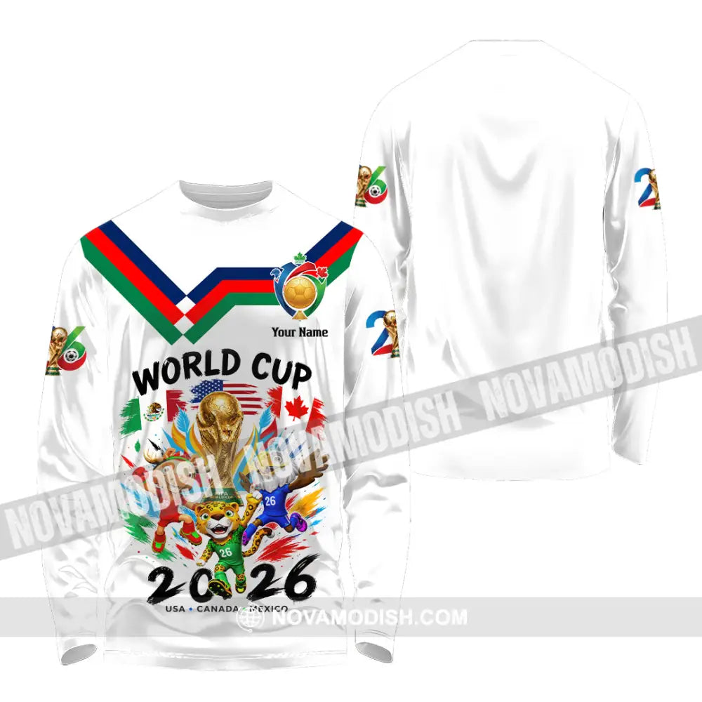 Unisex Shirt - Custom World Cup 2026 Shirt - Long Sleeve Shirt / S - T-shirt