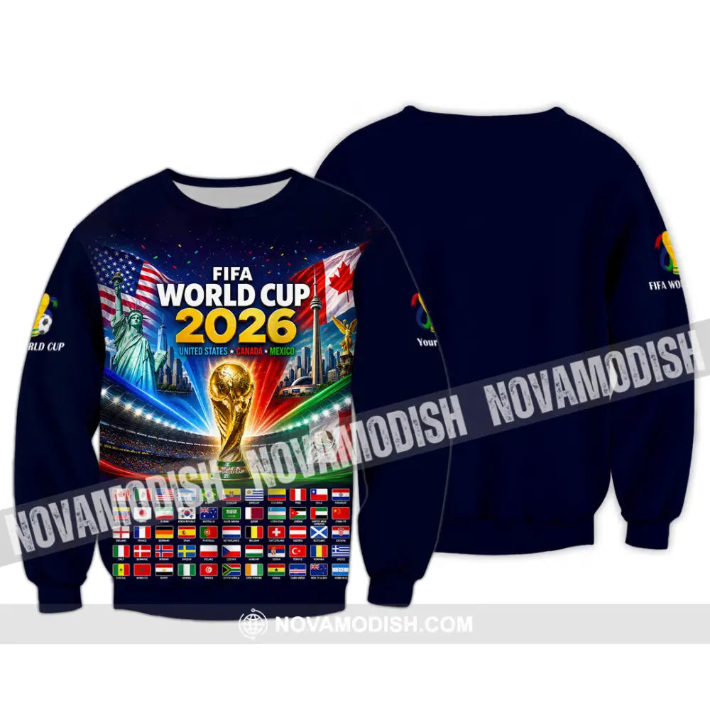 Unisex Shirt - Custom World Cup 2026 Shirt - Long Sleeve / S - T-shirt