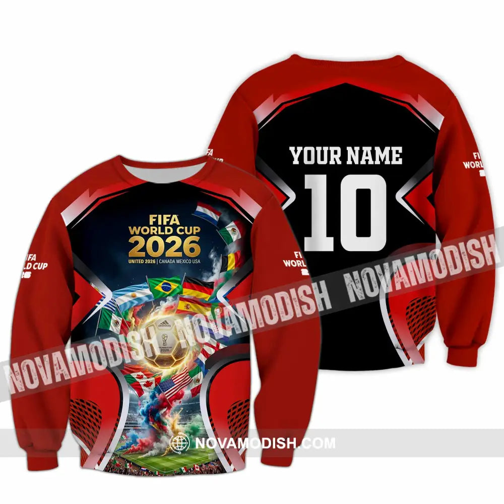 Unisex Shirt - Custom World Cup 2026 Shirt - Long Sleeve / S - T-shirt