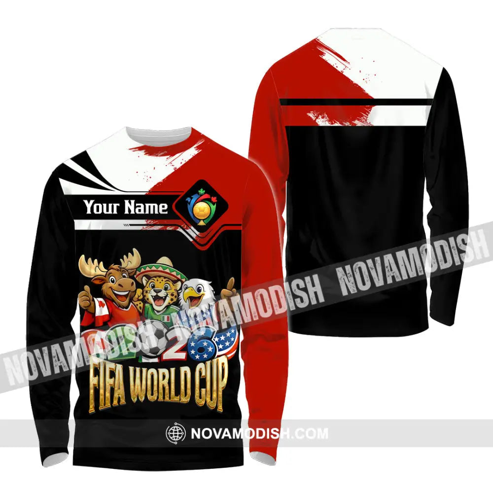 Unisex Shirt - Custom World Cup 2026 Shirt - Long Sleeve Shirt / S - T-shirt