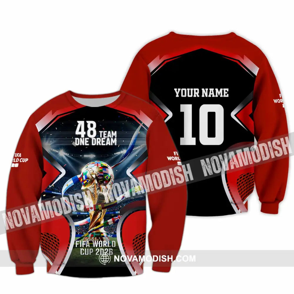 Unisex Shirt - Custom World Cup 2026 Shirt - Long Sleeve / S - T-shirt