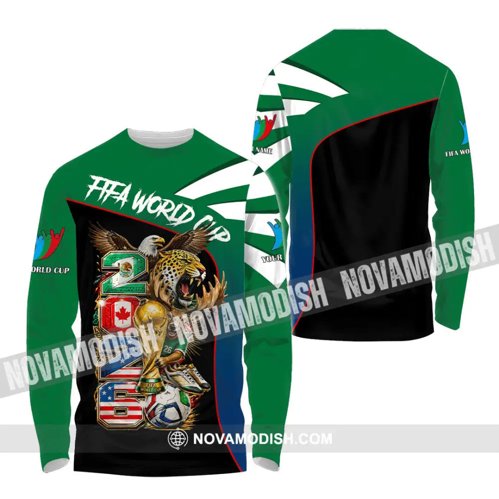 Unisex Shirt - Custom World Cup 2026 Shirt - Long Sleeve Shirt / S - T-shirt