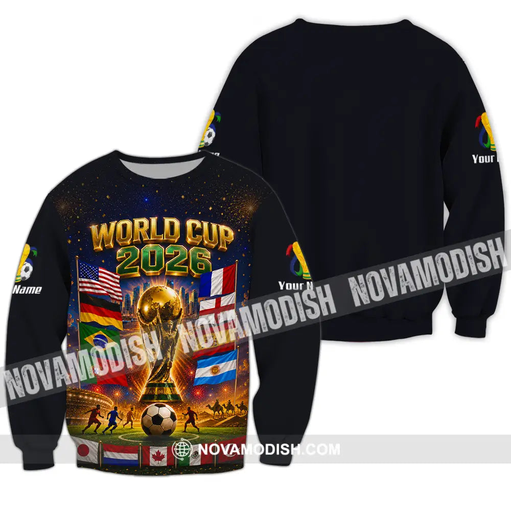 Unisex Shirt - Custom World Cup 2026 Shirt - Long Sleeve / S - T-shirt