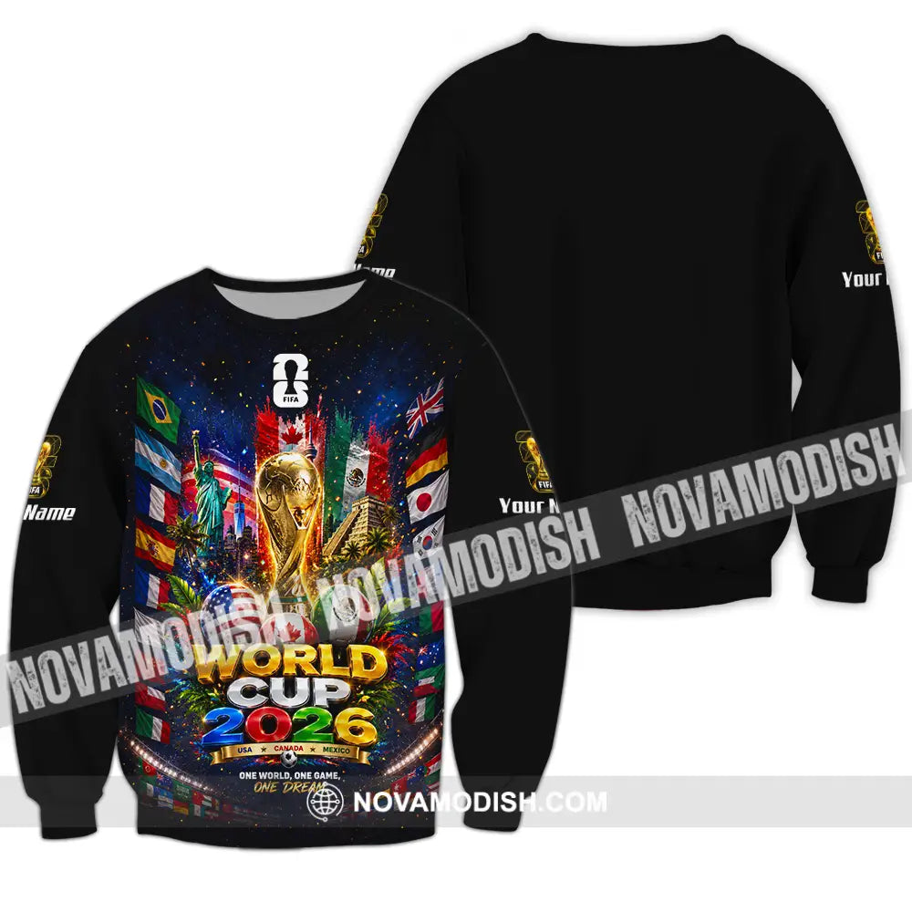Unisex Shirt - Custom World Cup 2026 Shirt - Long Sleeve / S - T-shirt