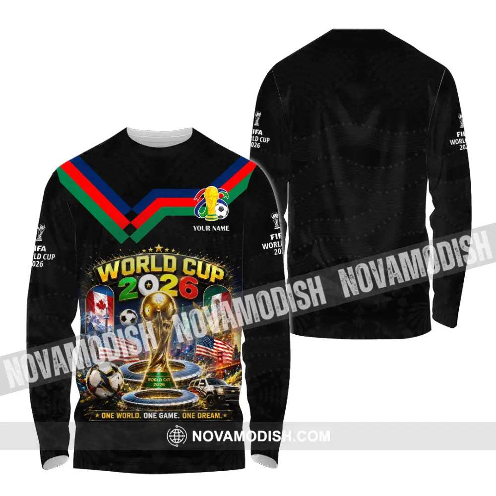 Unisex Shirt - Custom World Cup 2026 Shirt - Long Sleeve Shirt / S - T-shirt