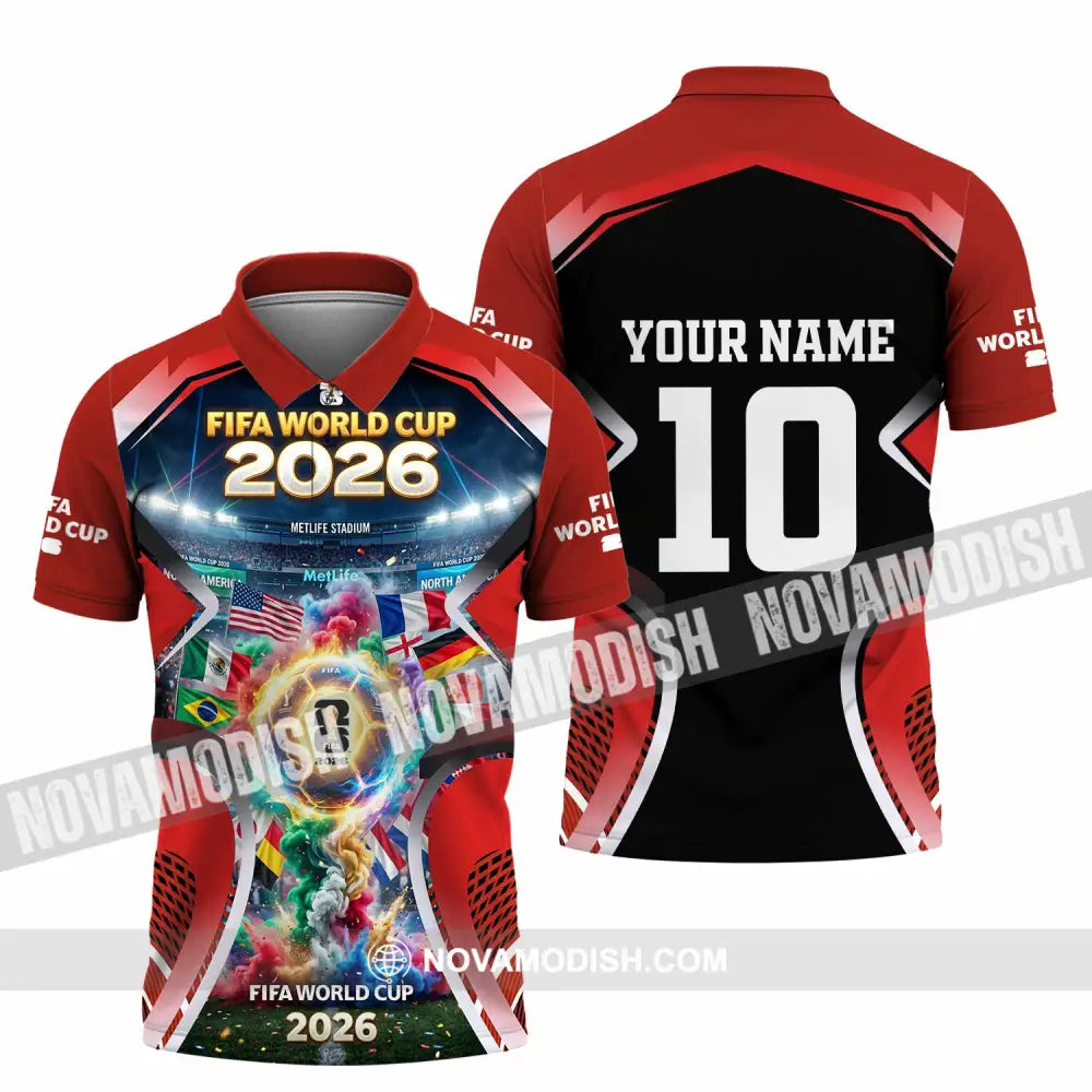 Unisex Shirt - Custom World Cup 2026 Shirt - Polo Shirt / S - T-shirt