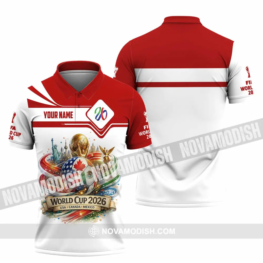 Unisex Shirt - Custom World Cup 2026 Shirt - Polo Shirt / S - T-shirt