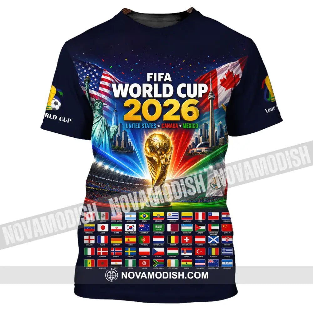 Unisex Shirt - Custom World Cup 2026 Shirt - T-Shirt / S - T-shirt
