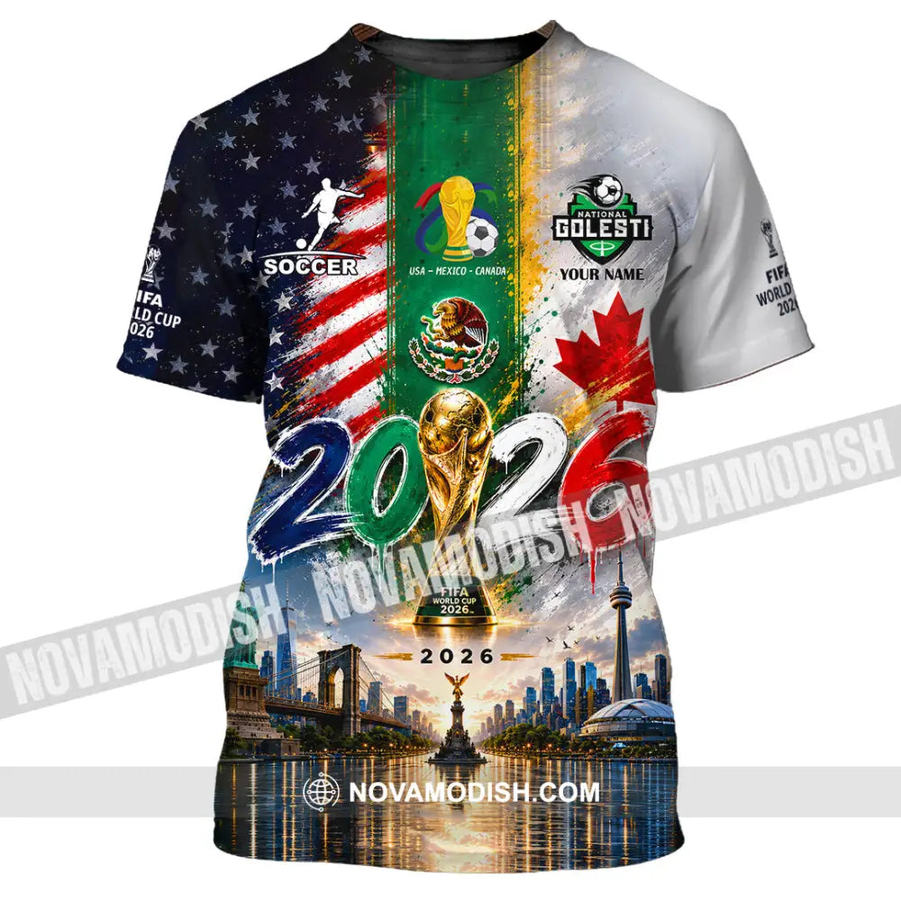 Unisex Shirt - Custom World Cup 2026 Shirt - T-Shirt / S - T-shirt