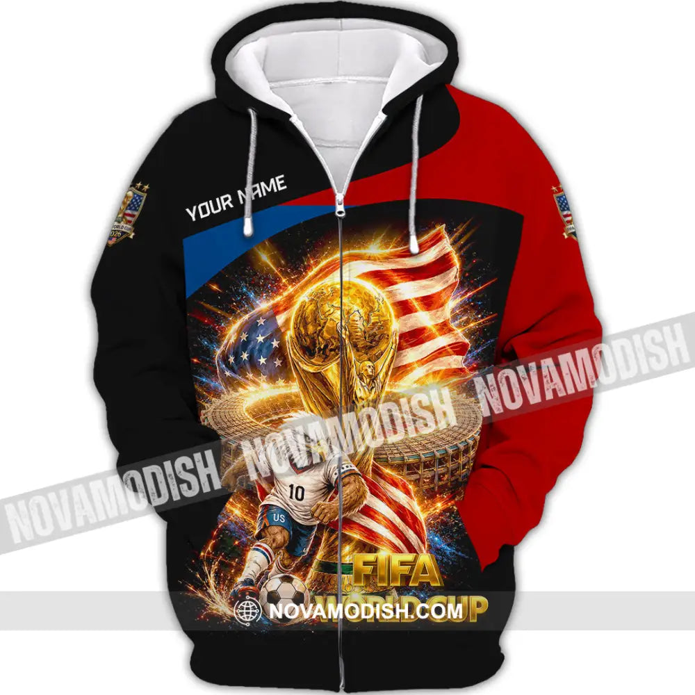 Unisex Shirt - Custom World Cup 2026 Shirt - Zipper Hoodie / S - T-shirt
