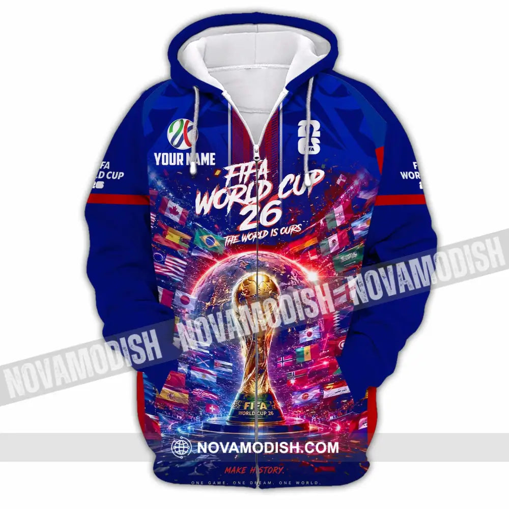 Unisex Shirt - Custom World Cup 2026 Shirt - Zipper Hoodie / S - T-shirt