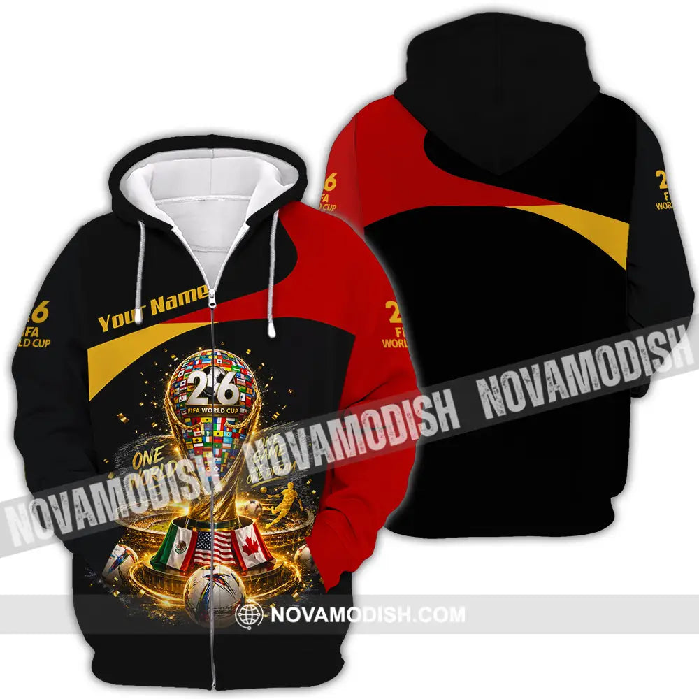 Unisex Shirt - Custom World Cup 2026 Shirt - Zipper Hoodie / S - T-shirt
