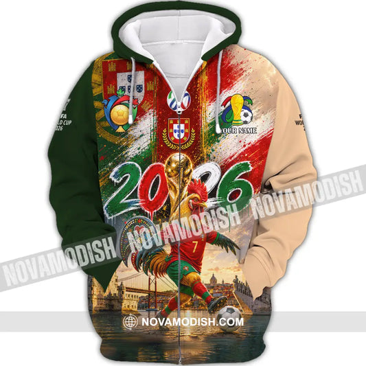 Unisex Shirt - Custom World Cup 2026 Shirt - Zipper Hoodie / S - T-shirt