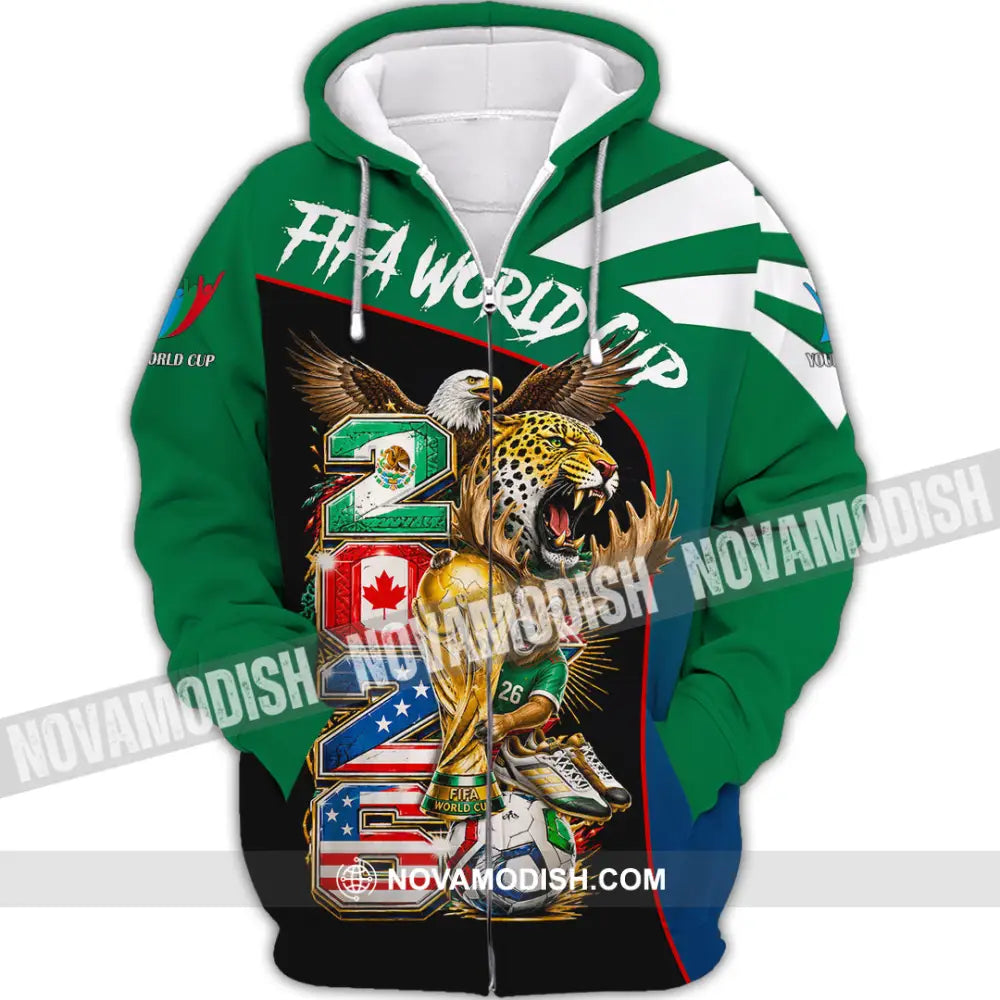 Unisex Shirt - Custom World Cup 2026 Shirt - Zipper Hoodie / S - T-shirt