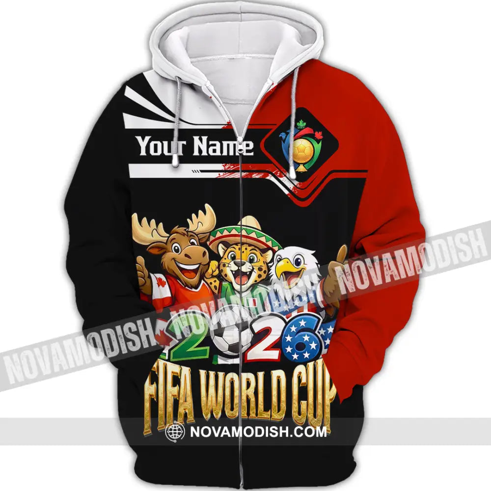 Unisex Shirt - Custom World Cup 2026 Shirt - Zipper Hoodie / S - T-shirt