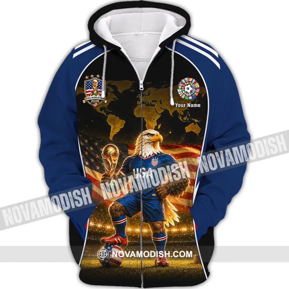 Unisex Shirt - Custom World Cup 2026 Shirt - Zipper Hoodie / S - T-shirt