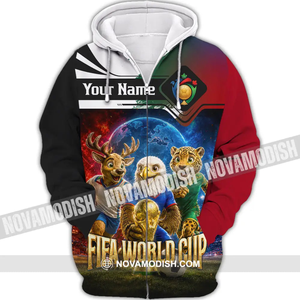 Unisex Shirt - Custom World Cup 2026 Shirt - Zipper Hoodie / S - T-shirt