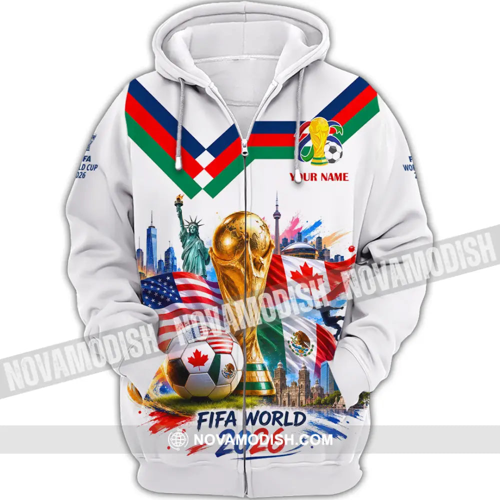 Unisex Shirt - Custom World Cup 2026 Shirt - Zipper Hoodie / S - T-shirt