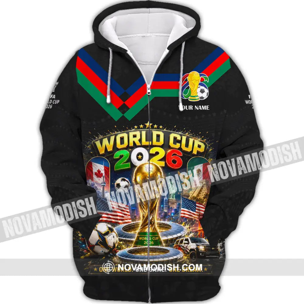 Unisex Shirt - Custom World Cup 2026 Shirt - Zipper Hoodie / S - T-shirt